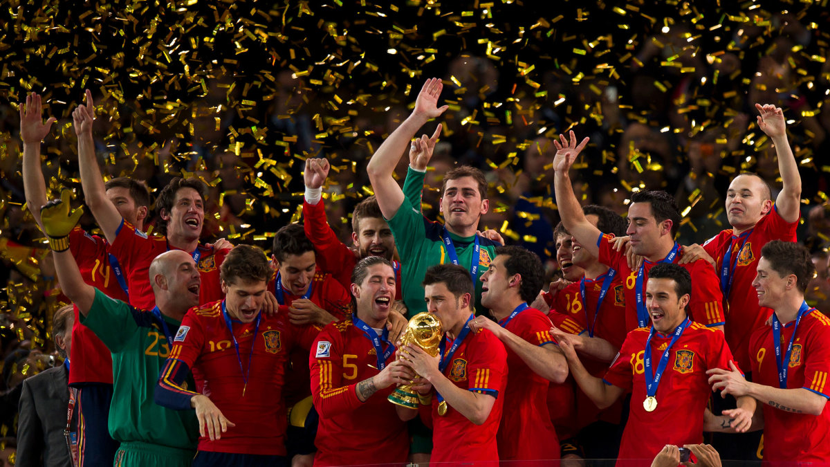 Spain wins the 2010 World Cup
